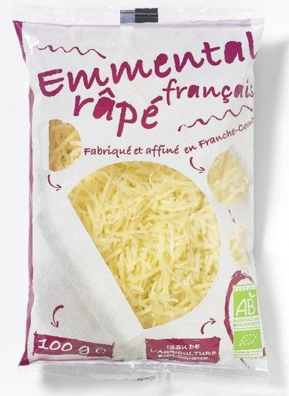 Emmental râpé 29%MG 100g Emmental râpé 29%MG 100g