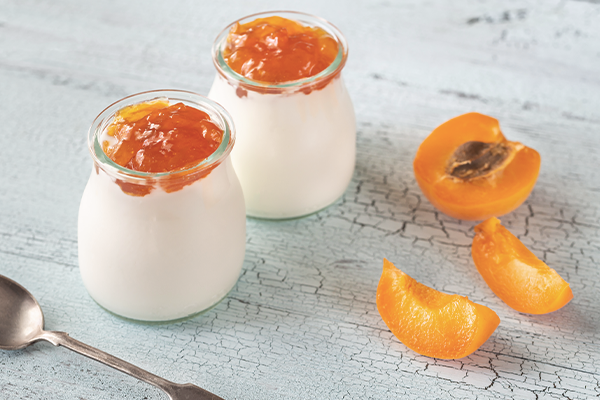 Yaourts au lait de chèvre et confiture - sans yaourtière