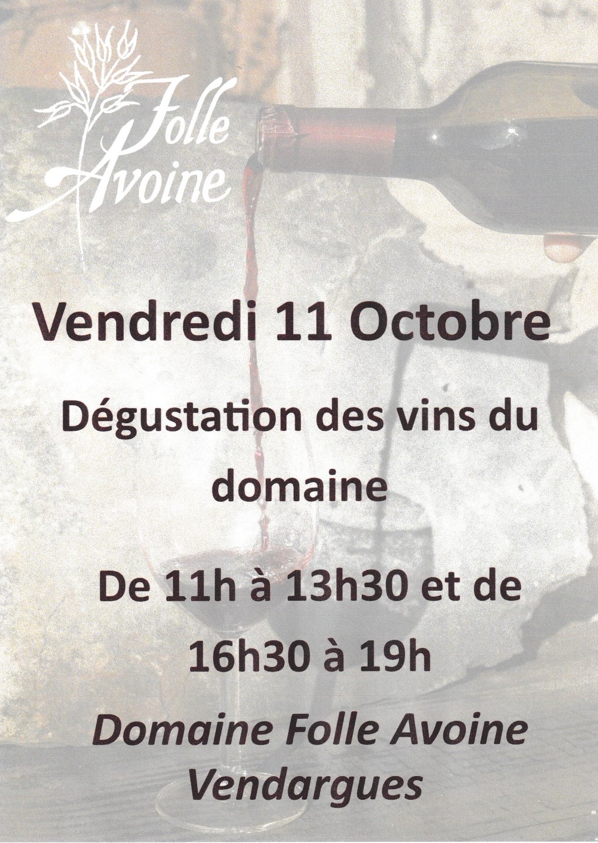 Dégustation de vins